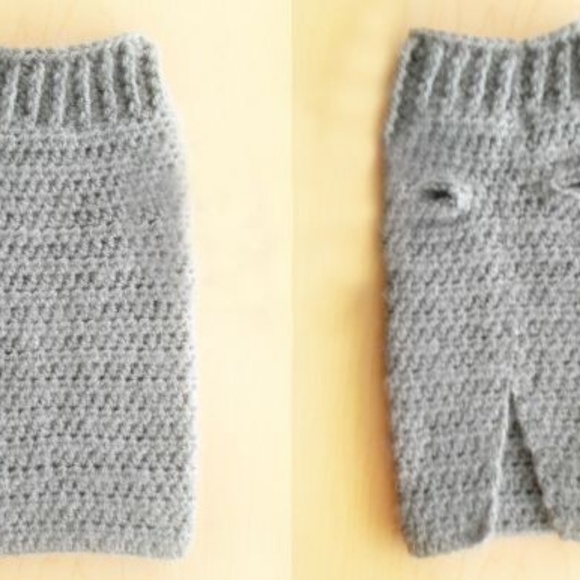 Dog sweaters Granny square crochet handmade - Picture 7 of 8